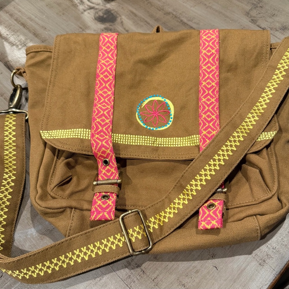 Retired American Girl Lea’s Canvas Messenger Bag or Backpack